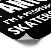 Skateboarder  ポスター (角)