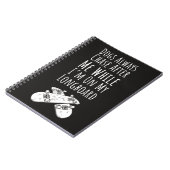 Skateboarder Gifts Skater Skating Longboard Sports ノートブック (左側)