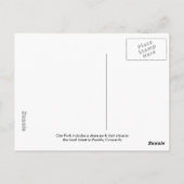 Skateboarders City Park Pueblo, Coloradoはがき ポストカード (裏面)