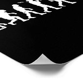 Skateboarding Humanity Evolved To Jump High Fun Sk ポスター (角)