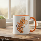 Skateboarding Mouse Combo Mug - Bold & Playful マグカップ