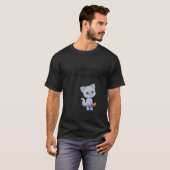 Skateboarding Skateboard Cat Go Skateboarding 1 Tシャツ (正面フル)