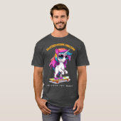 SKATEBOARDING UNICORN Tシャツ (正面フル)