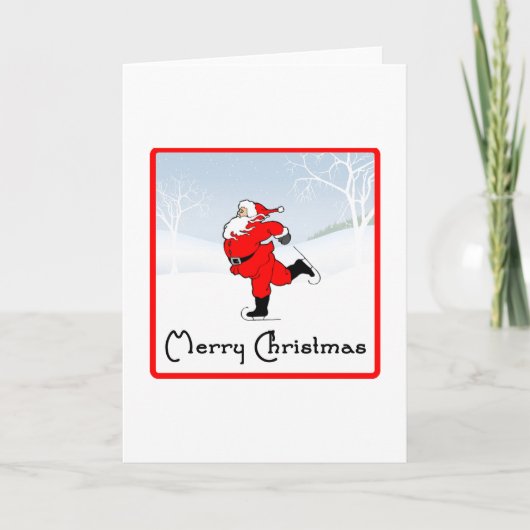 SkateChickサンタ シーズンカード (正面)