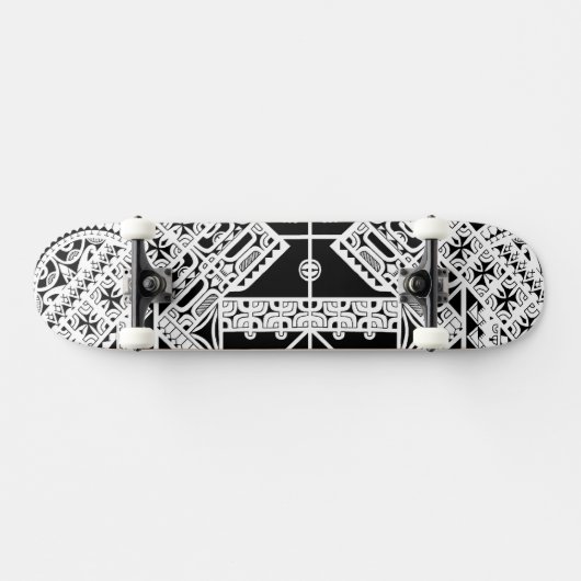 skatedeckのMarquesasのポリネシアの種族の芸術 スケートボード (横)