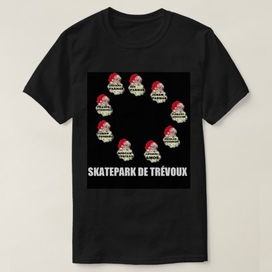 SKATEPARK DE TREVOUXX Tシャツ (デザイン正面)