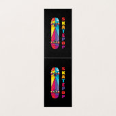 Skatepop Colorful Skateboard 名刺 (内部フラット)