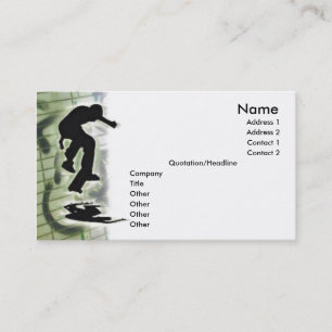 Skaterプロファイルカード 名刺
