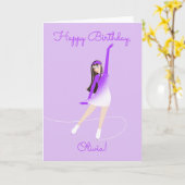 Skater Birthday Card カード (黄色い花)