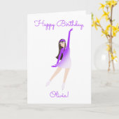 Skater Birthday Card カード (黄色い花)