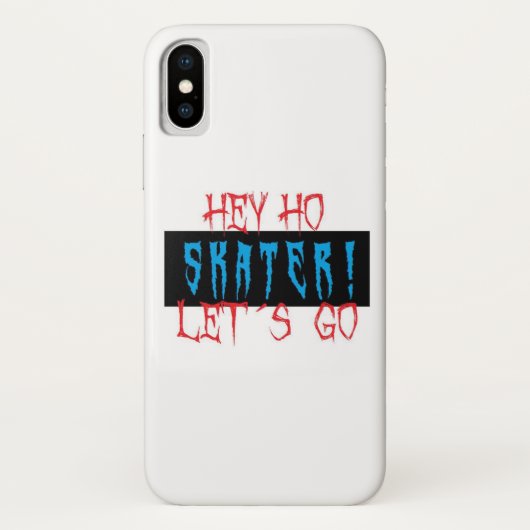 Skater! Company Hey Ho Skater! Lets Go Case-Mate iPhoneケース (裏面)