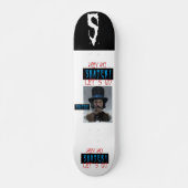 Skater! Company Shape Man Blue スケートボード (正面)