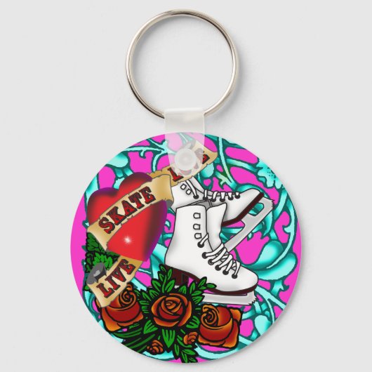 SkaterGirlキーチェーン キーホルダー (正面)