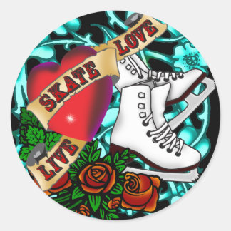 SkaterGirlタトゥーシール ラウンドシール