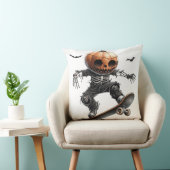 🎃 Skateur à Tête de Citrouille クッション (椅子)