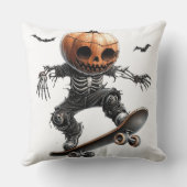 🎃 Skateur à Tête de Citrouille クッション (裏面)