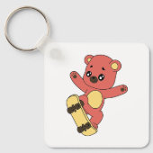 Skating Bear キーホルダー (正面)