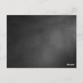 Skating Cartoon Santa Claus "tis the season  ポストカード (裏面)