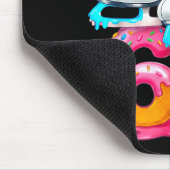 Skating Ice Cream Drip Number 67 Player 67th Birth マウスパッド (コーナー)