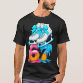 Skating Ice Cream Drip Number 67 Player 67th Birth Tシャツ (正面)