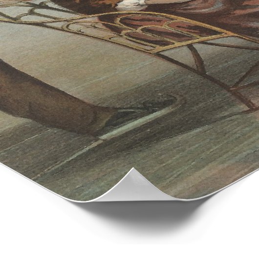 Skating in Central Park, New York ポスター (角)