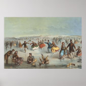 Skating in Central Park, New York ポスター (正面)