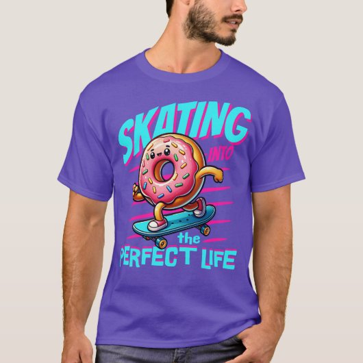 SKATING INTO THE PERFECT LIFE Tシャツ (正面)