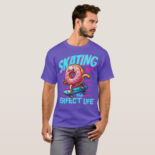 SKATING INTO THE PERFECT LIFE Tシャツ (正面フル)