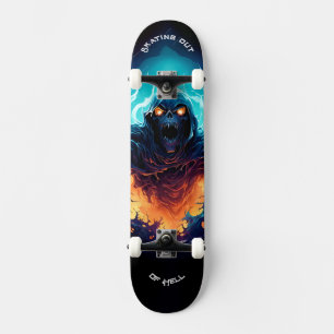 Skating out of Hell - Skull スケートボード