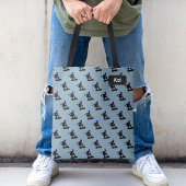 Skating Tricks on Skateboard - any name / initials トートバッグ