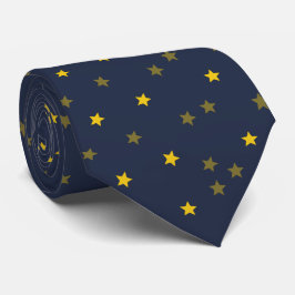 Skaymarts Navy Blue Golden Star Neck Tie ネクタイ