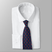 Skaymarts Navy Blue Red Hearty Design Neck Tie ネクタイ (タイ)