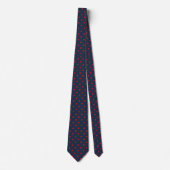 Skaymarts Navy Blue Red Hearty Design Neck Tie ネクタイ (正面)