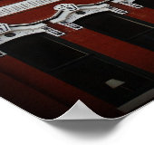 Skean's Block 1889 Albia, Iowa ポスター (角)