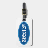 SKEETERのバッグのラベル ラゲッジタグ (正面縦)