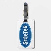 SKEETERのバッグのラベル ラゲッジタグ (裏面縦)