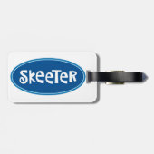 SKEETERのバッグのラベル ラゲッジタグ (裏面横)