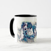 Skeeter犬のコーヒー・マグ マグカップ (正面左)