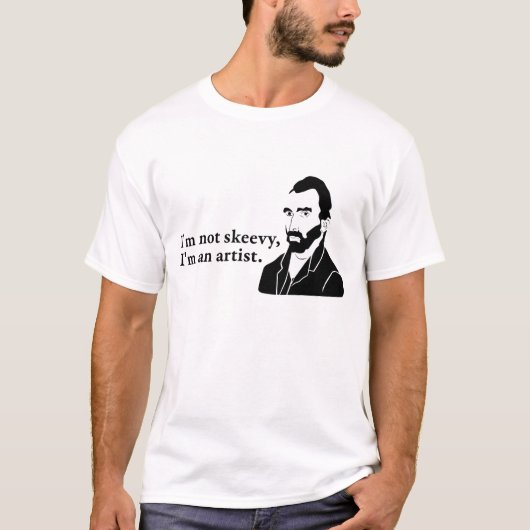 Skeevyゴッホ Tシャツ (正面)