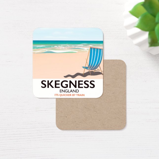 skegnessヴィンテージ列車旅行ポスター。 (デスク)