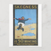 Skegness Englandシーサイドヴィンテージ旅行はがき ポストカード (正面)