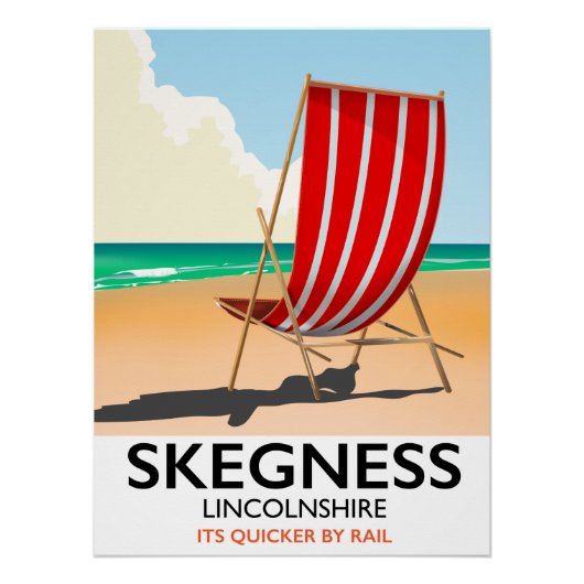 Skegness Lincolnshireビーチポスター ポスター (正面)