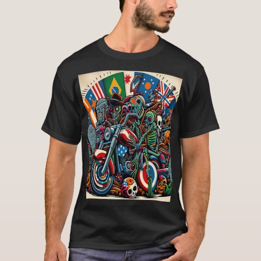Skeletal Riders on an International Journey Tシャツ (正面)