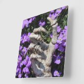 Skelethand - Gothic / Wanduhr スクエア壁時計 (傾斜)