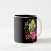 Skeleticaの死んだ女の子はちょうど楽しい時を過したいと思います ツートーンマグカップ (正面右)