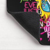 Skeletica-の死んだ女の子ちょうど者は楽しい時を過したいと思います マウスパッド (コーナー)