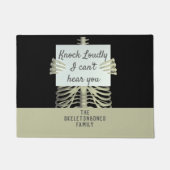 Skeletonおもしろい I Can't Hearts You Halloween Doormat ドアマット (正面)