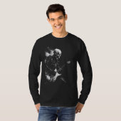 Skeleton'遊s guitar ,ロックスターシュレッダーGuita Tシャツ (正面フル)