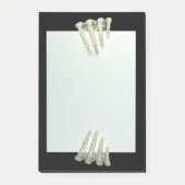 Skeleton 不気味 Hands Creepy Post it Notes ポストイット (正面)