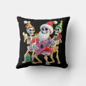 **Skeleton 3D Christm Santa Party – Funnyas Skelet クッション (裏面)